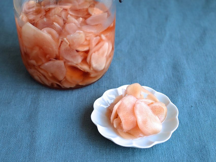 Gari Japanese Pickled Ginger For Sushi Recipe Japan Food Style 8169