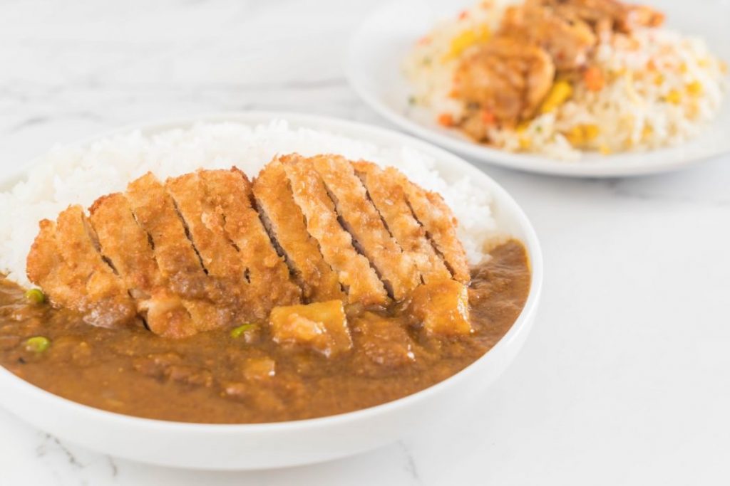 Kare raisu (rice with curry)